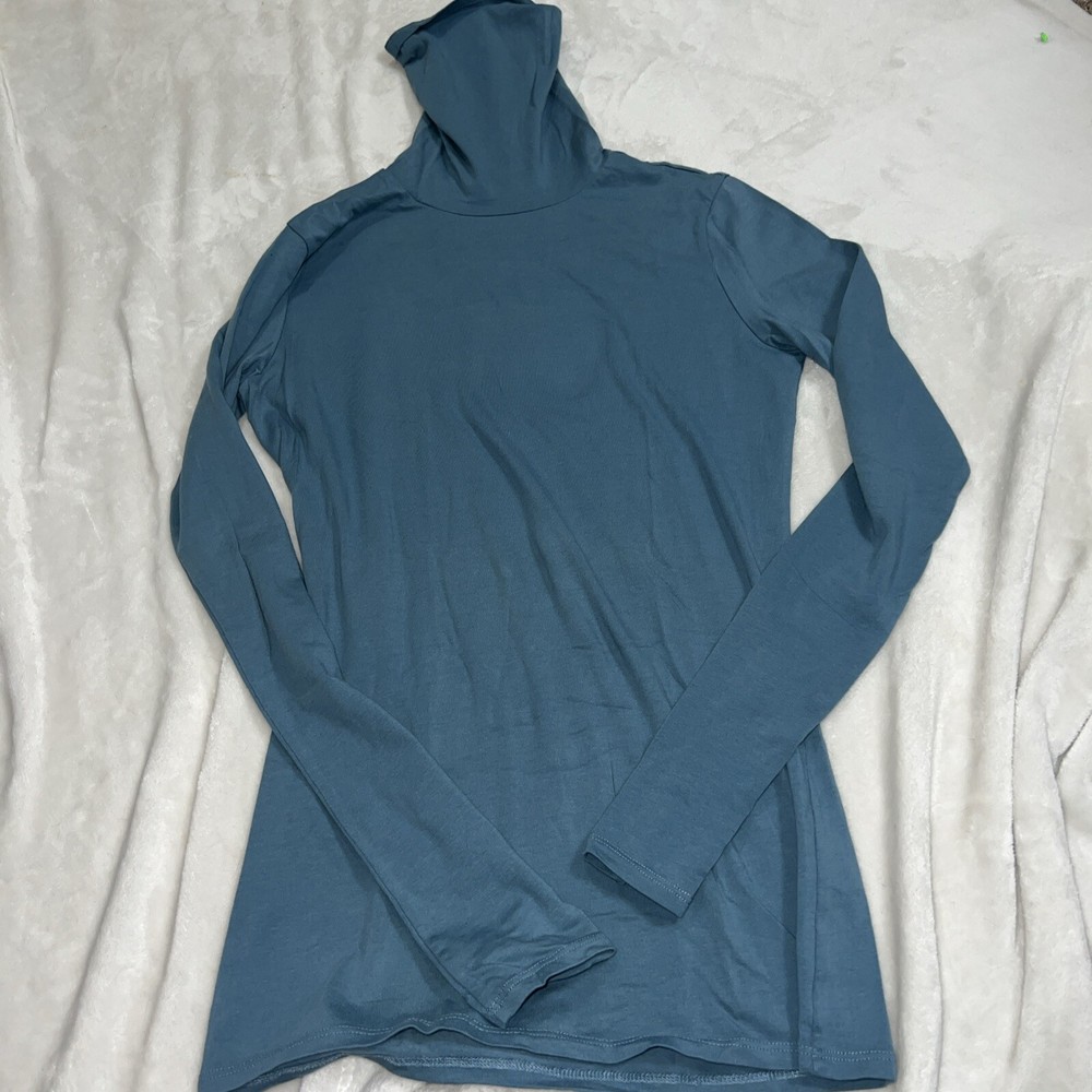 Peruvian Connection Extreme Turtleneck Pima Cotton Cypress Green Size Small