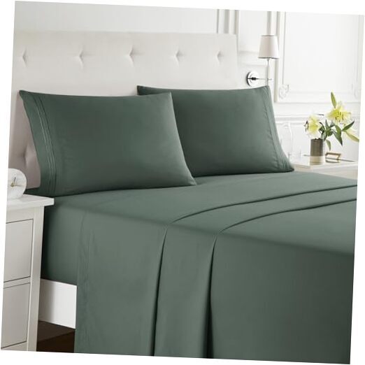 Full Size Sheet Sets - 4 Piece Full Size Sheets, Deep Pocket, Hotel Luxury,