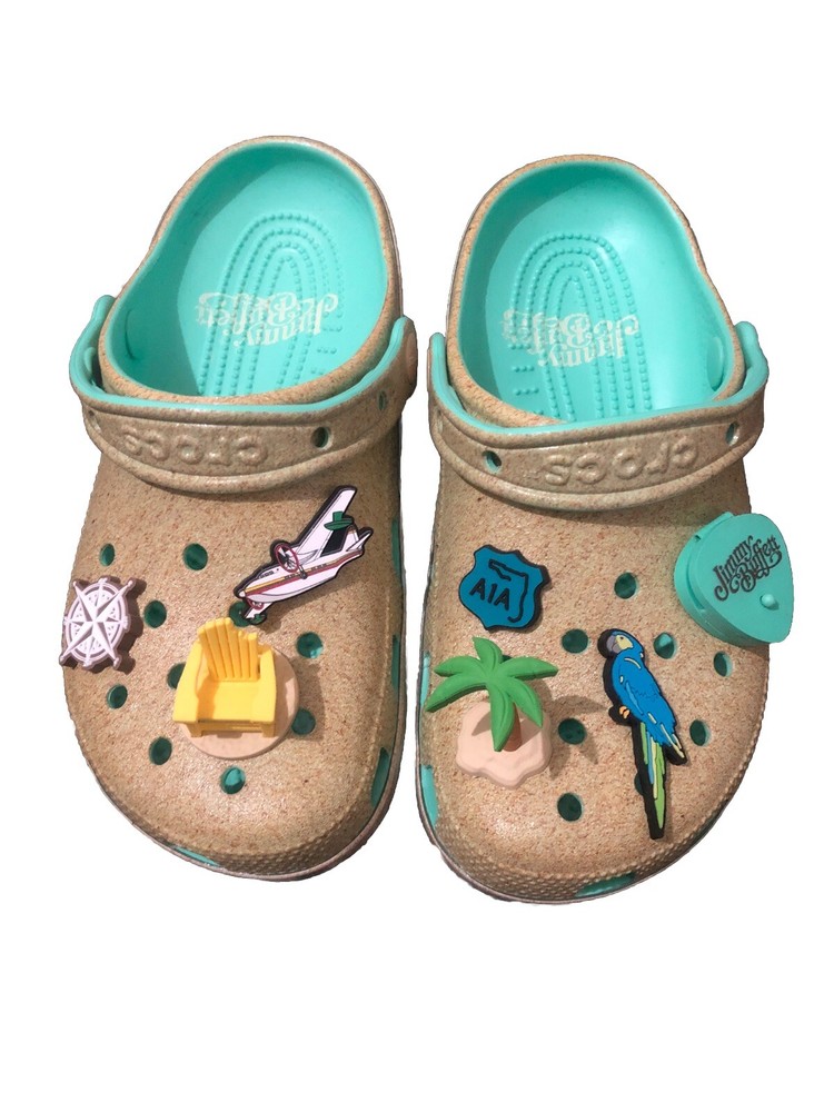 Beach Crocs Jimmy Buffett Margaritaville Women’s Size 10 Men’s Sz M4/W6-BNIB