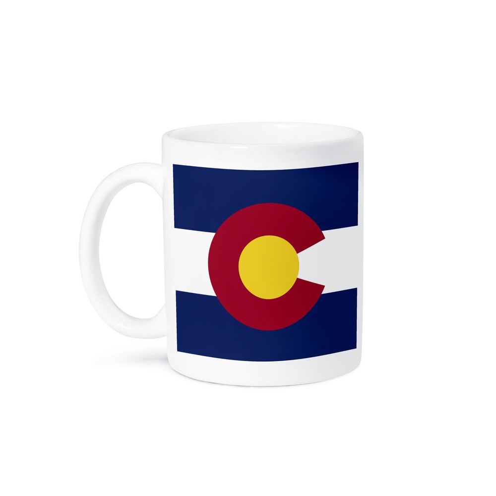 Colorado State Flag Printed 11 oz Ceramic Mug by 3dRose