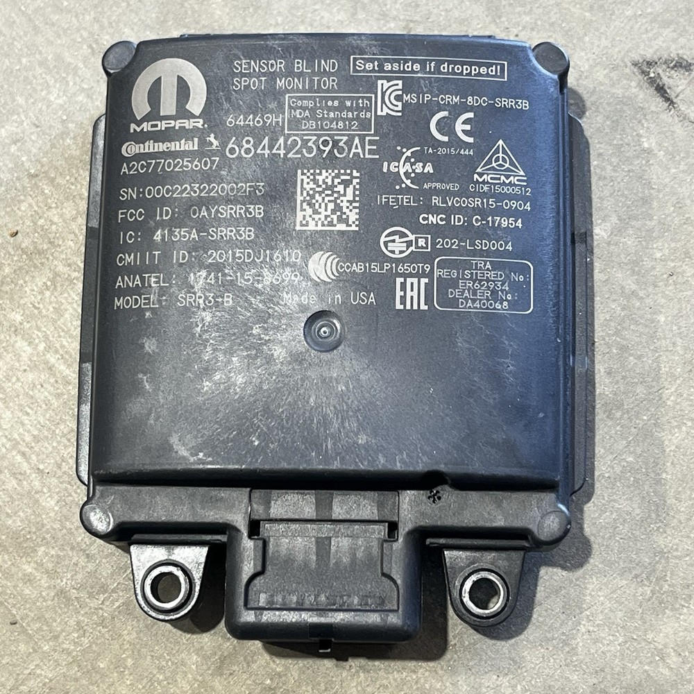 Mopar 68442393AE OEM Blind Spot Detection Sensor Module  