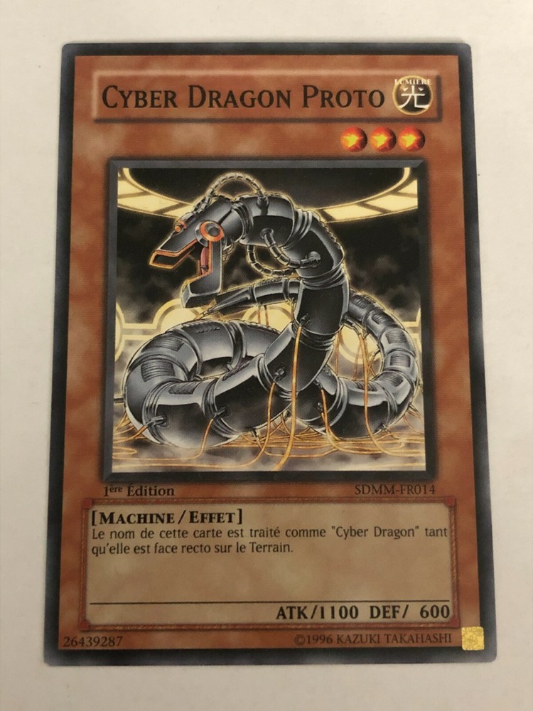 Yu-Gi-Oh Cyber Dragon Proto SDMM-FR014 Trading Card