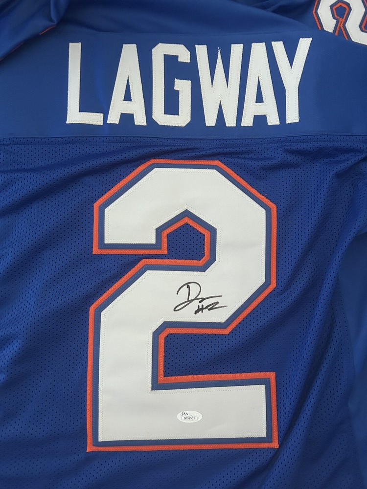 PRESALE DJ Lagway Autographed Custom Gators Jersey Florida Football JSA Cert-image