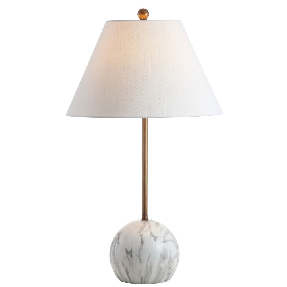 Jonathan Y JYL3065 29-Inch Gold White LED Miami Table Lamp