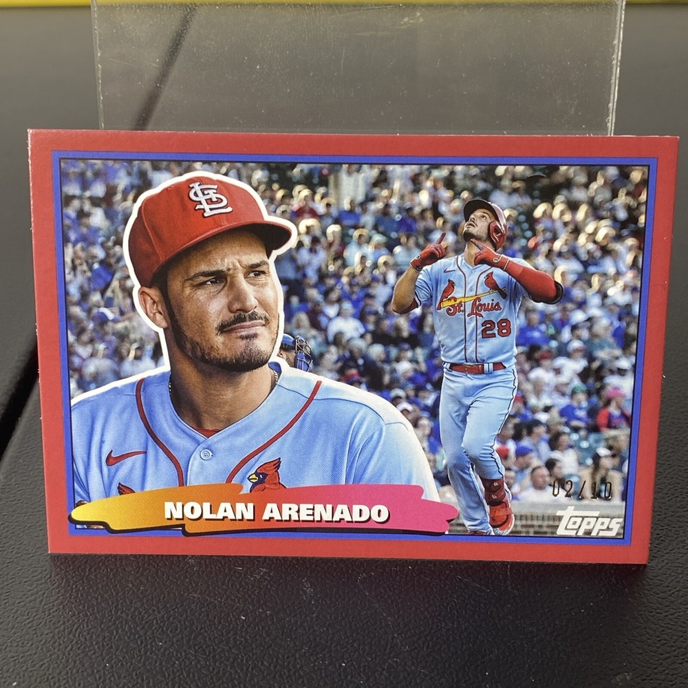 2023 Topps Update BIG19 Nolan Arenado Oversized Topps Big Baseball Red 2/10