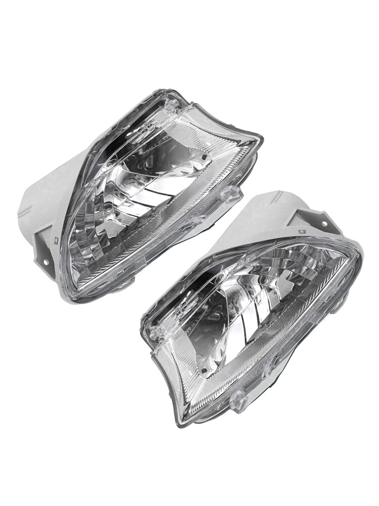 Set of 2 Clear Lens Fog Light Cover For 2007-09 Lexus LS460 LH & RH Plastic Lens