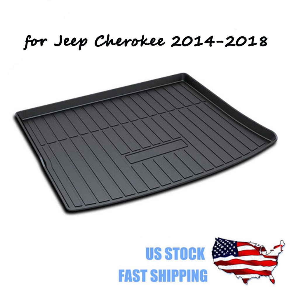 All Weather Rear Trunk Cargo Liner Floor Mat TPO fit for 2014-2018 Jeep Cherokee