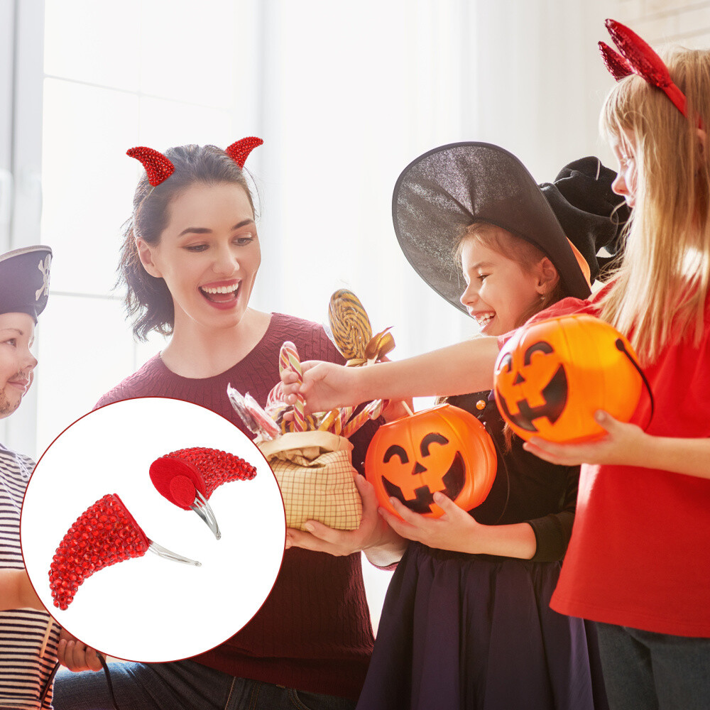 2pcs Masquerade Party Decorations Halloween Head Decoration Costume Accessories