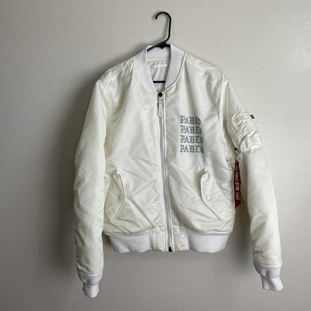 Yeezy Life of Pablo Los Angeles Alpha Industries Bomber Jacket Size XL Kanye