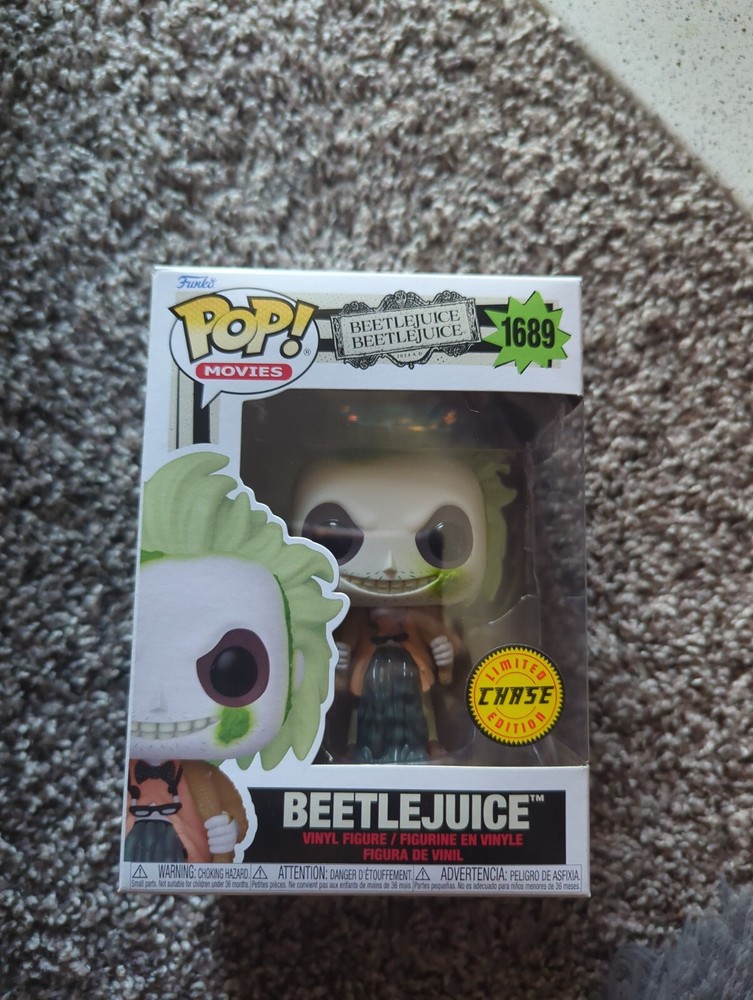 Funko Pop! Beetlejuice 2 Beetlejuice Funko Pop! Vinyl Figure #1689 CHASE IN HAND