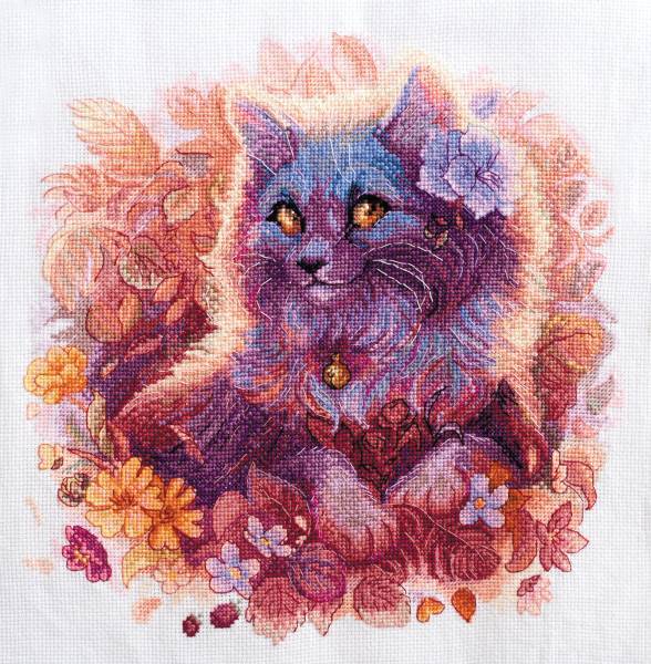 Cross stitch kit - Soft Paws 30x30cm White Aida 14ct needlepoint kit