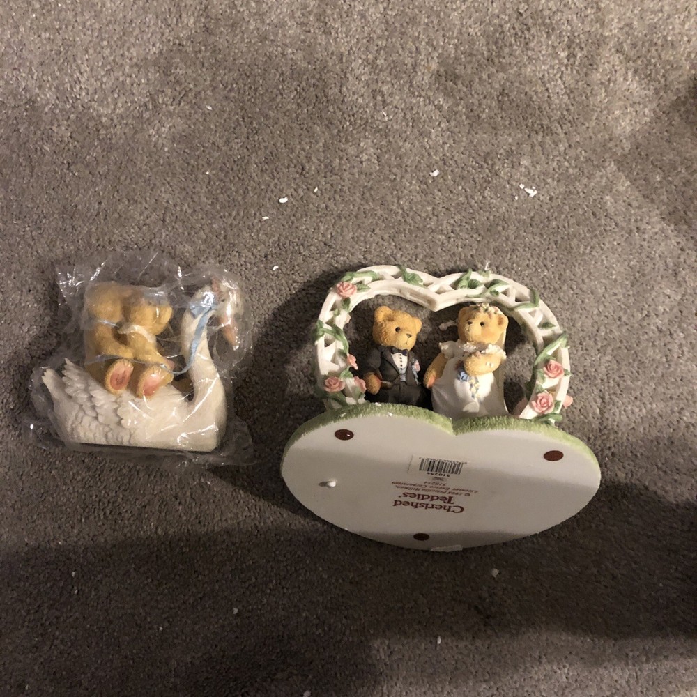 cherished teddies figurines lot Of 2 USED ** SEE PICS