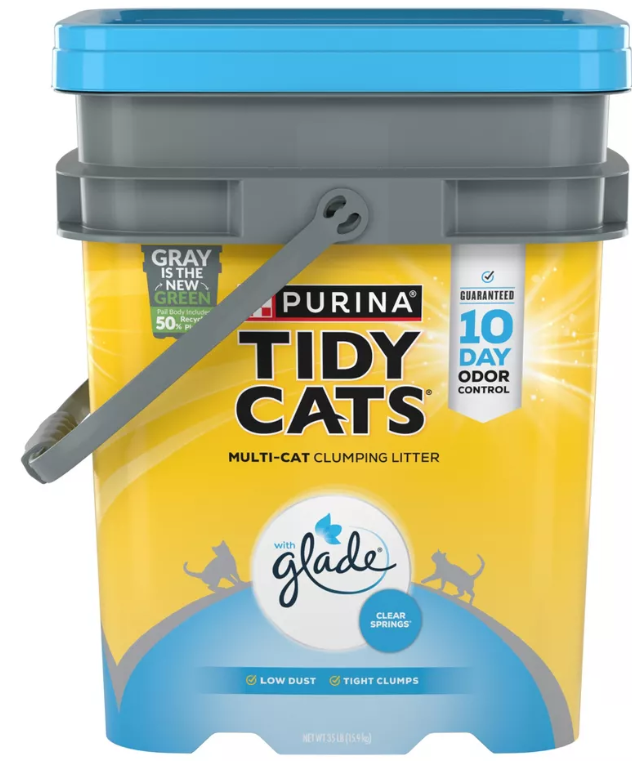 Purina Tidy Cats Clumping Litter with Glade Tough Odor Control 35 lb