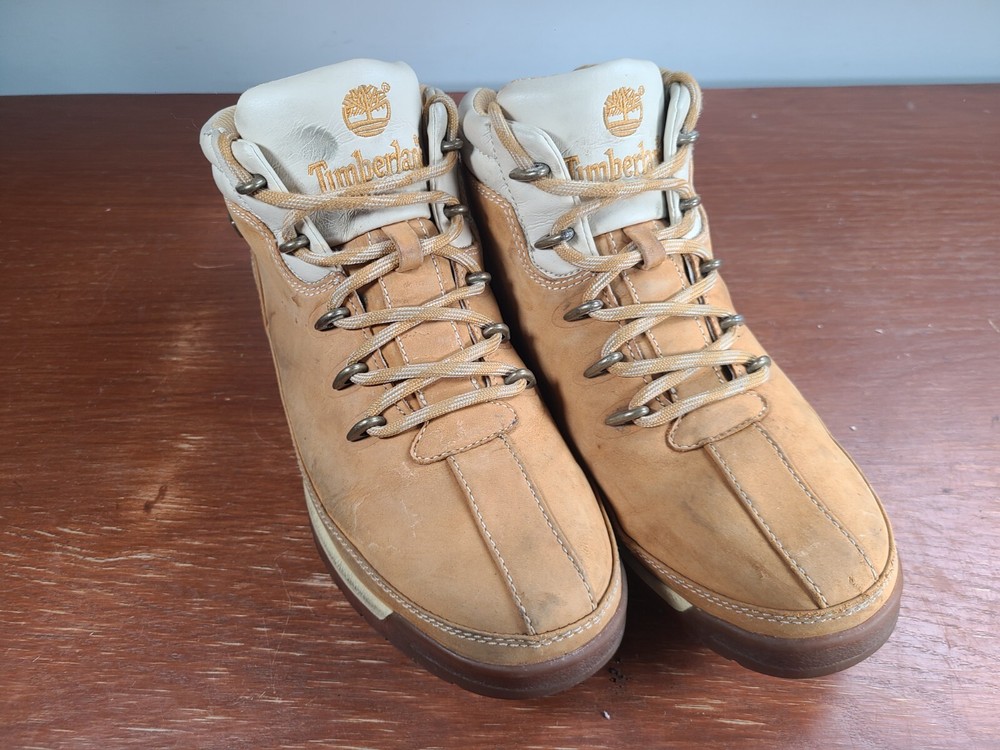 Timberland Split Rock 2.0 Wheat Leather Boots Mens Size 12 M 35514
