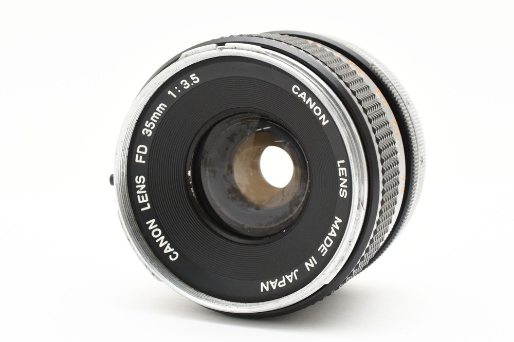 Exc+3 Read Silver Nose Canon FD 35mm f3.5 Wide Angle MF Lens From JAPAN 2367754