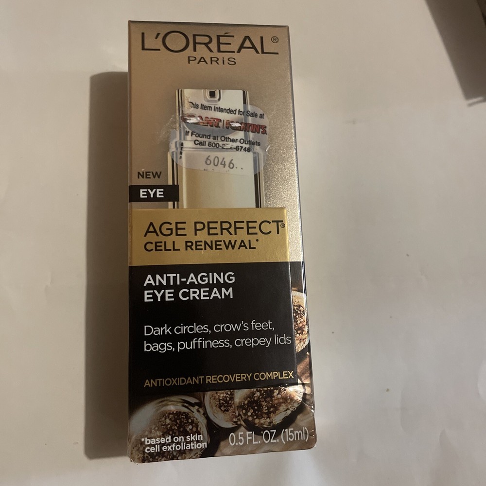 L'Oréal Age Perfect Age Perfect Cell Renewal Anti-Aging Cream Puffiness  0.5 oz