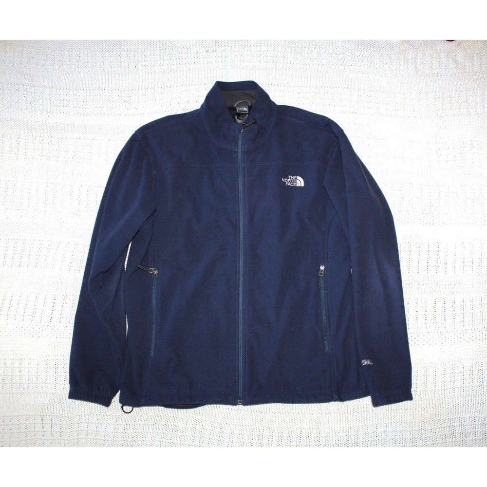 The North Face Blue Wind wall men Jacket Size XL full zip up Winter Long sleeves