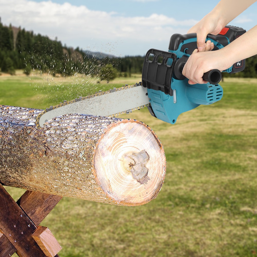 Handheld Rechargeable Chain Saw Electric Chainsaws Trees Cutting Chain Saw
