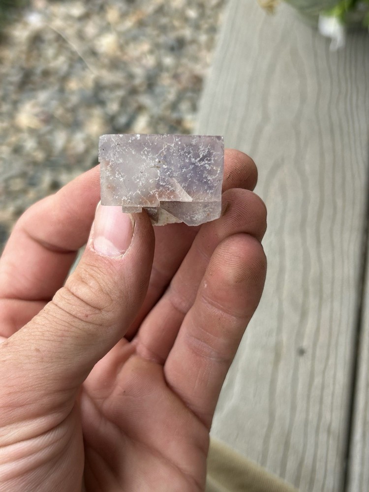 Natural Colorado Fluorite Crystal with Light Purple and Green Hues