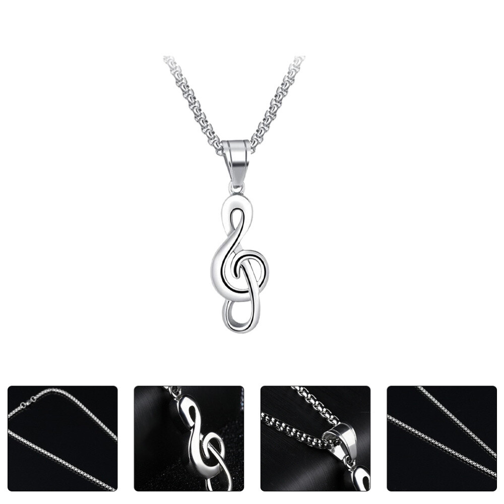 Bracelet Music Symbol Necklace Men Chain Men's Necklaces Man