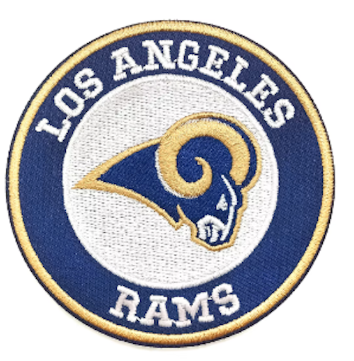 LOS ANGELES RAMS - NATIONAL FOOTBALL LEAGUE - Embroidered Iron On Patch