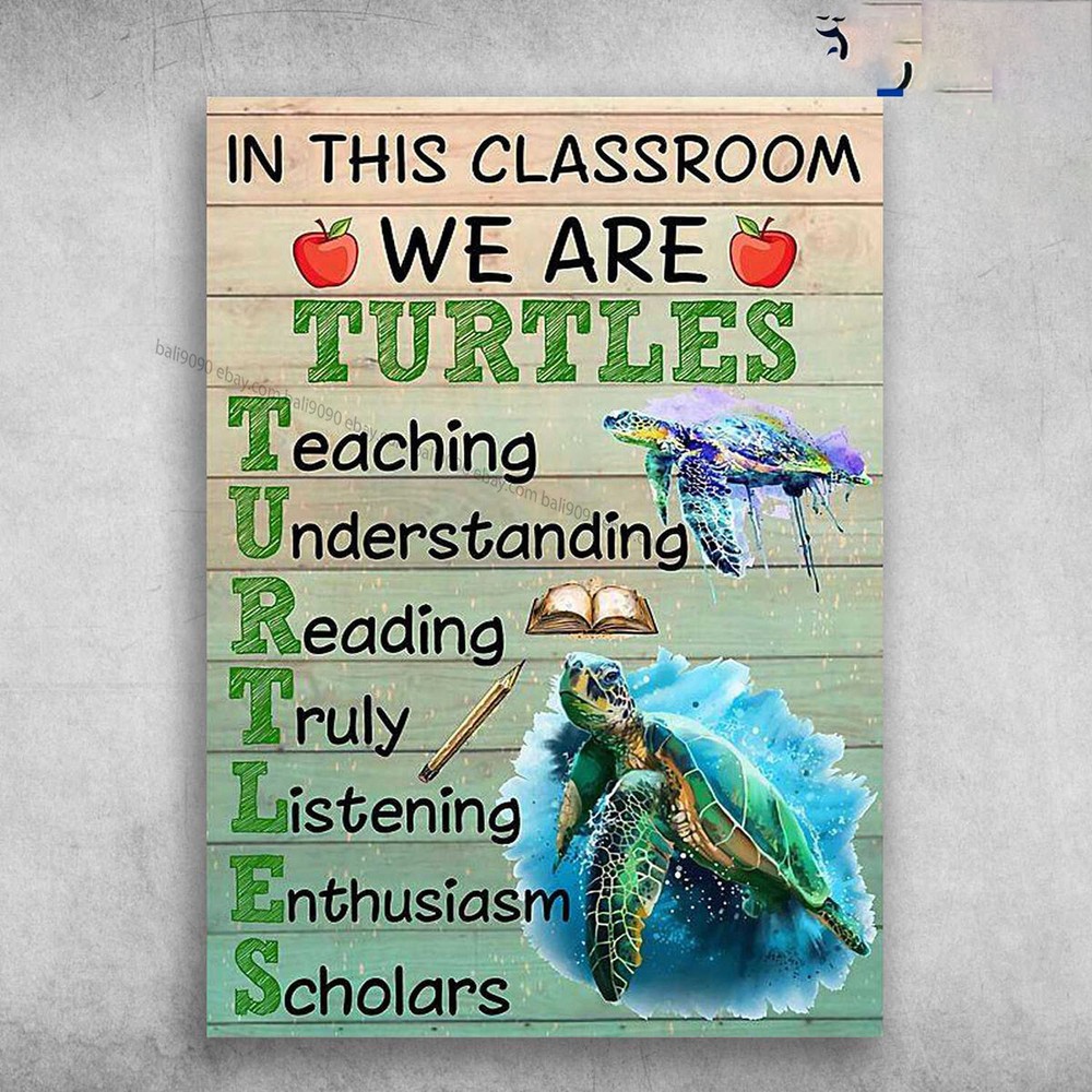 Back To School, Turtle Class - In Thsi Classroom, We Are Turtles, Teaching, U...-image