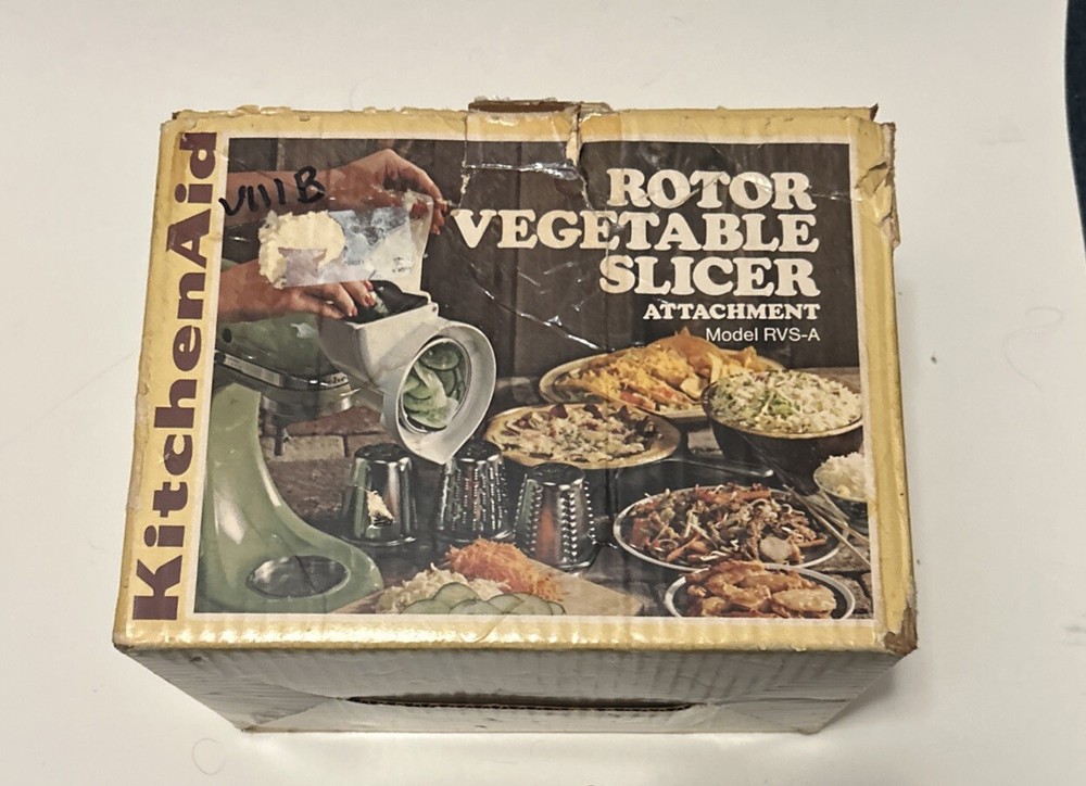 KitchenAid Stand Mixer RVSA Slicer Shredder Attachment with Original Box  