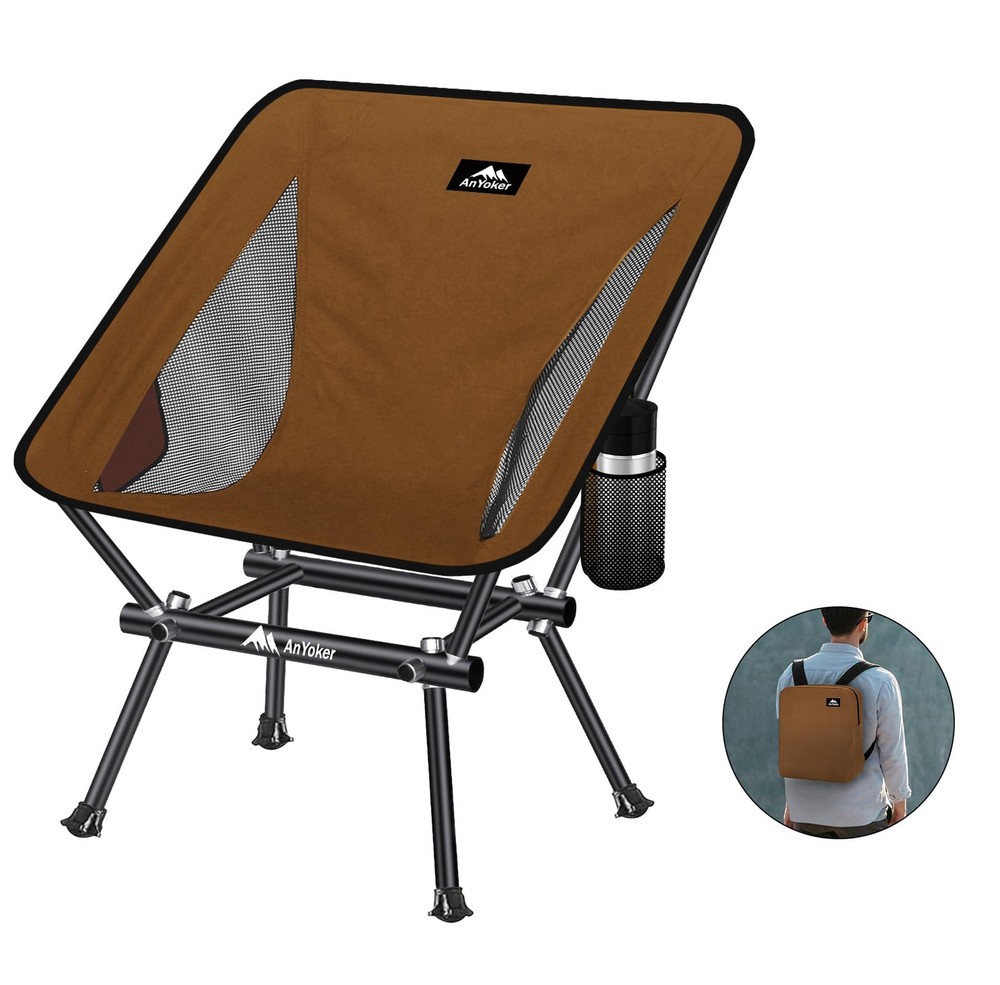 Portable Camping Chair with Backpack Bag - Lightweight & Patented Design for Outdoor Adventures