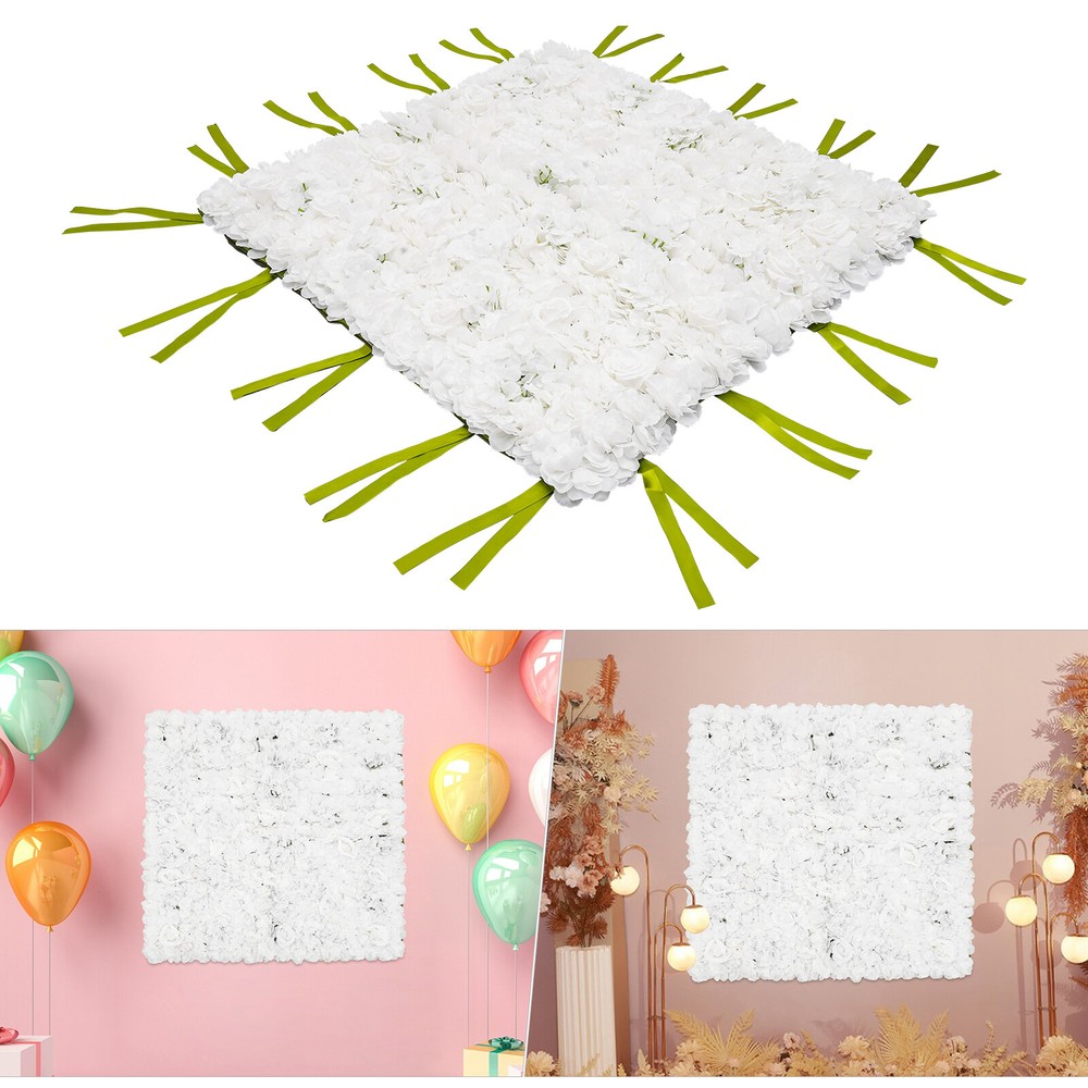 Artificial Flower Wall Panel Wall Mat Silk Floral DIY Wedding Party Background
