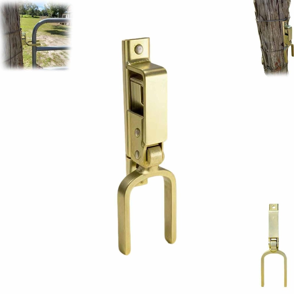 Instant Locking Farm Gate Latch Easy Install on Wood Metal Pipe Gates Replaces