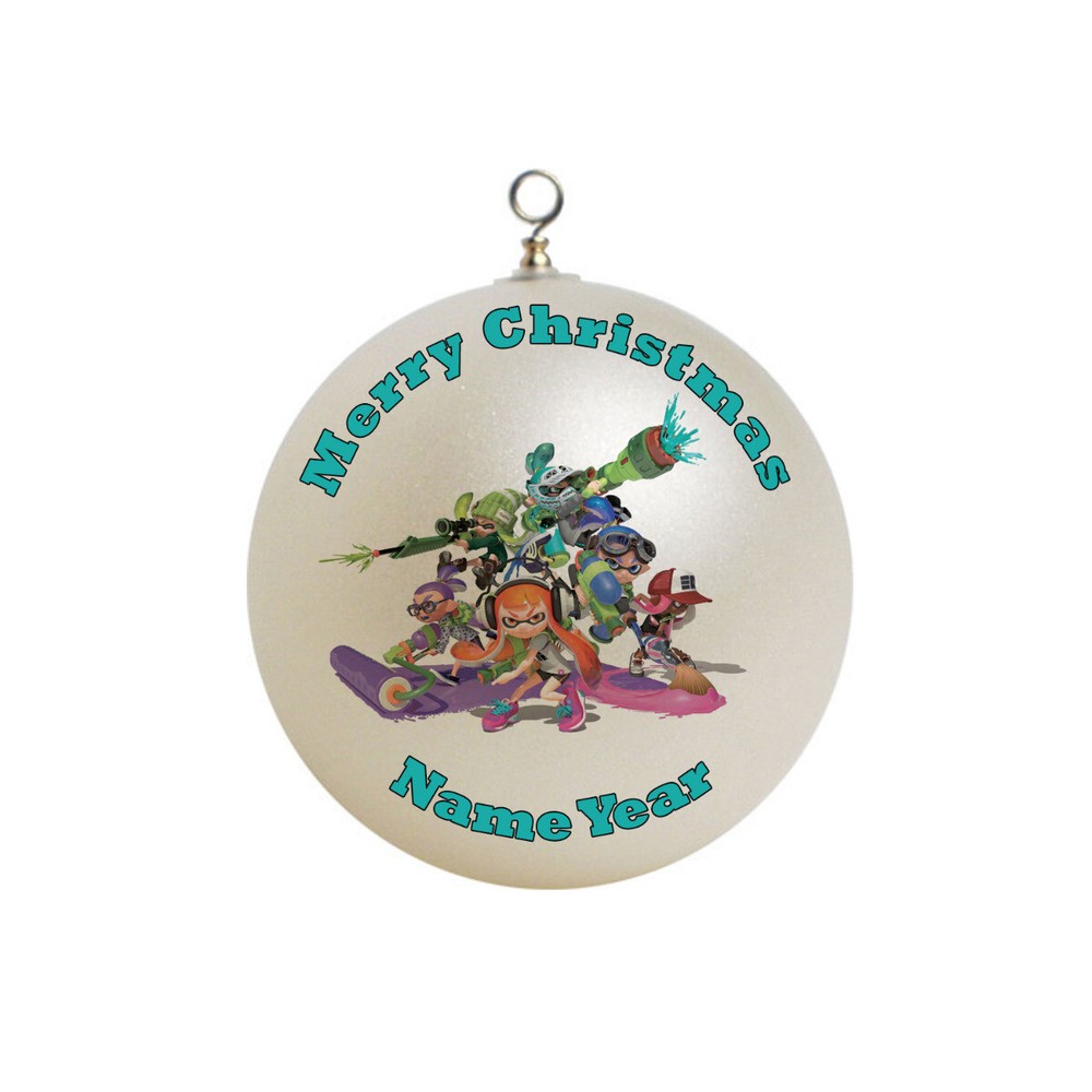 Personalized Splatoon Ornament 1