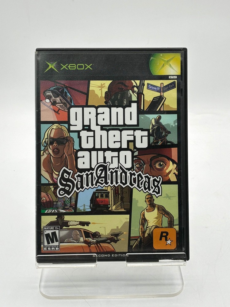 Xbox Grand Theft Auto San Andreas: Second Edition Video Game - Free Shipping!