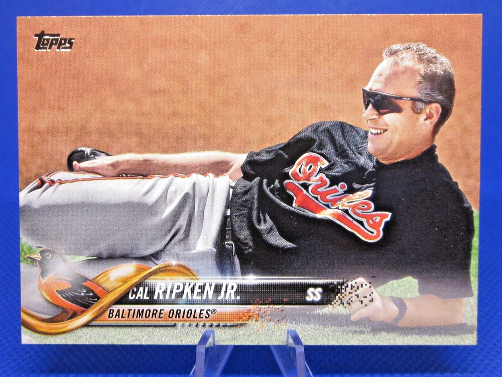 2018 Topps Series 2 Cal Ripken Jr SP Short Print Variation Baltimore Orioles Card