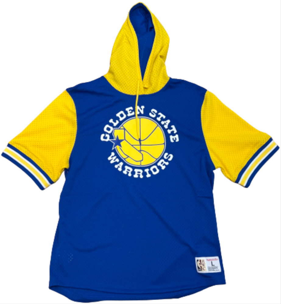Mitchell and Ness NBA Buzzer Beater Mesh Hoody Golden State Warriors