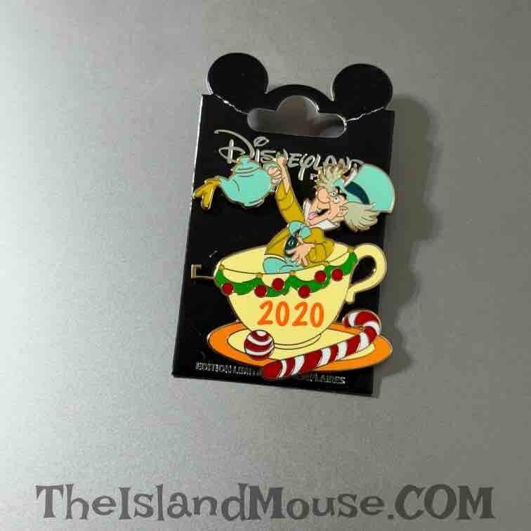 Rare Disney LE 184/700 DLP Joyeux Noel 2020 Mad Hatter Christmas Pin (NO:142370)