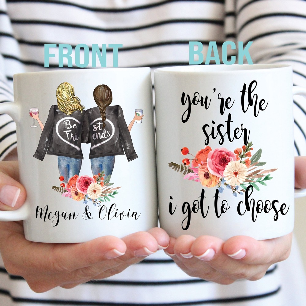Custom Bff Gift Custom Bff Mug Birthday Gift Best Friend Friend Gift Custom