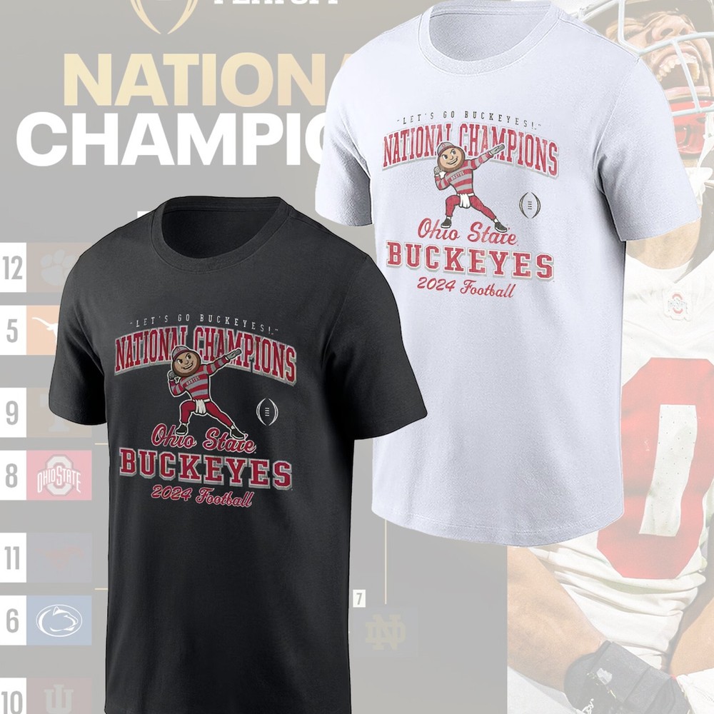 HOT NEW! Ohio State Buckeyes College Football Playoff 2024 National Champions