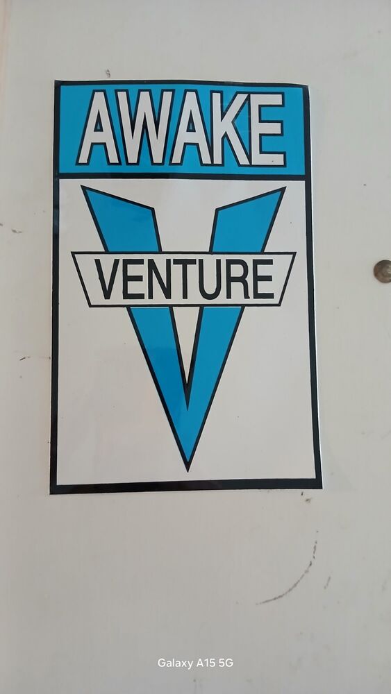 Vintage VENTURE TRUCKS Skateboard STICKER Old School Skate Nos 1980S NATAS