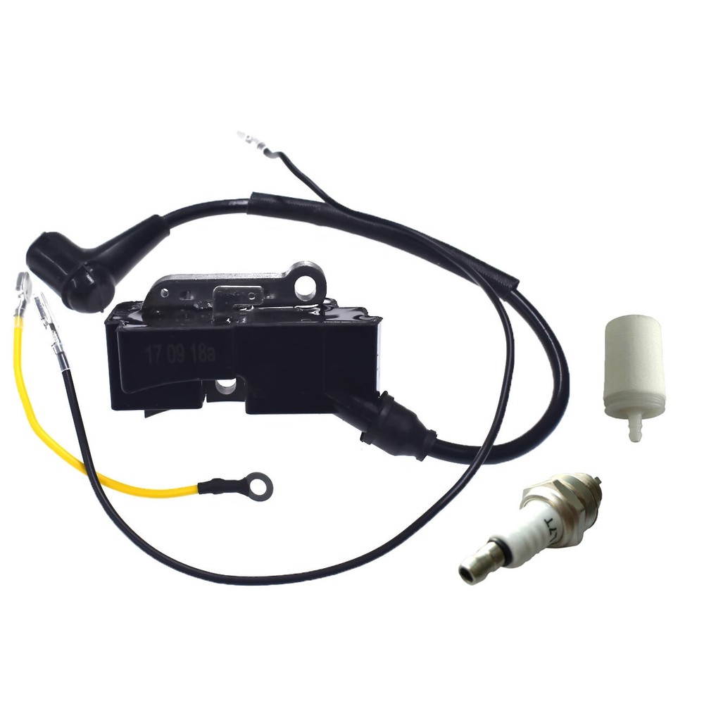 Husqvarna 345 350 351 353 Chainsaw Ignition Coil Spark Plug Fuel Filter Kit