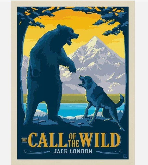 The Call Of The Wild - Jack London Poster Classic Travel