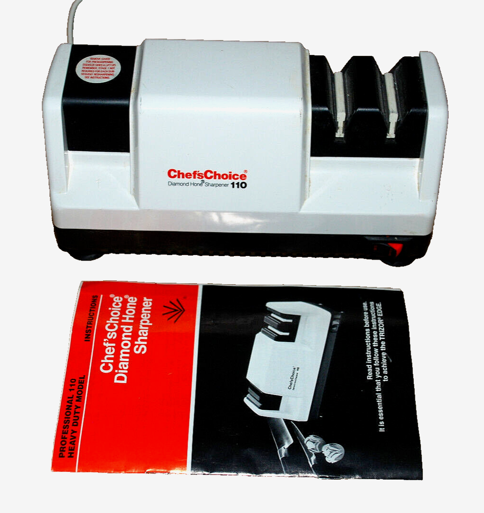 Chefs Choice Professional Electric Knife Sharpener Diamond Hone Model 110 Manual