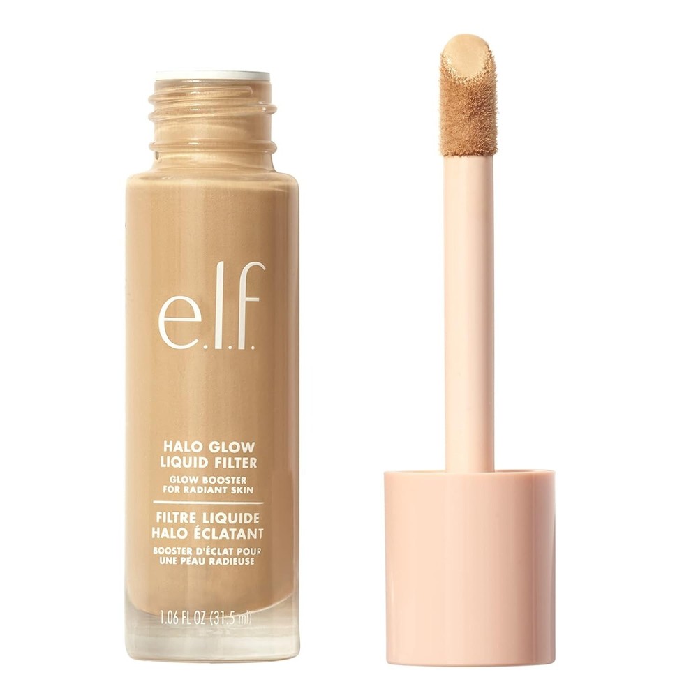 2-Pack e.l.f. Halo Glow Liquid Filter Highlighter in Shade 5 Medium Tan
