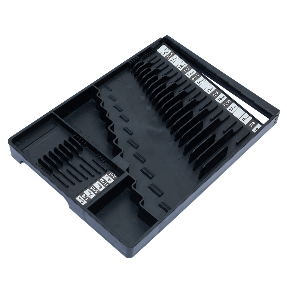 Black Tool Sorter Wrench Organizer for Easy Storage