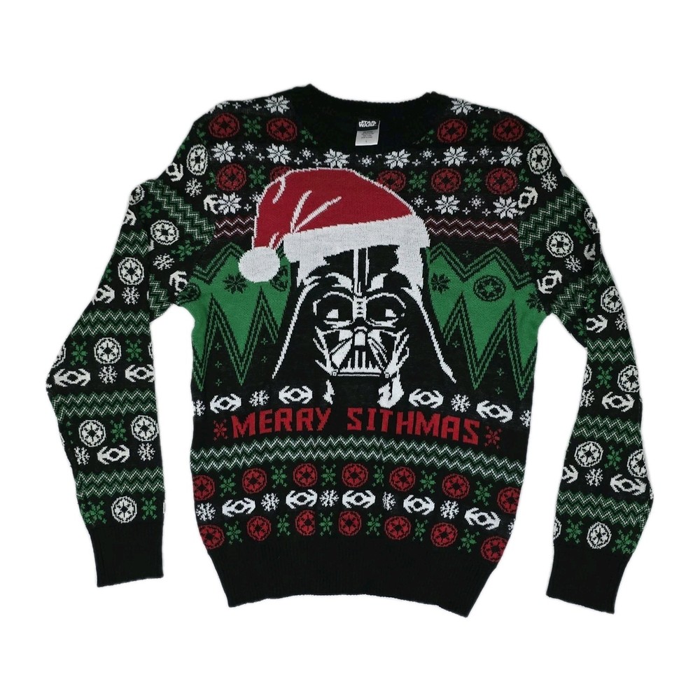 NWT Star Wars “Merry Sithmas” Darth Vader Ugly Christmas Sweater – Size Large