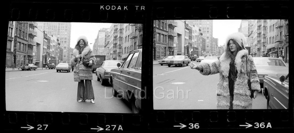'69 Janis Joplin Chelsea Hotel NYC Legendary Singer Original 2 Negative Lot A548