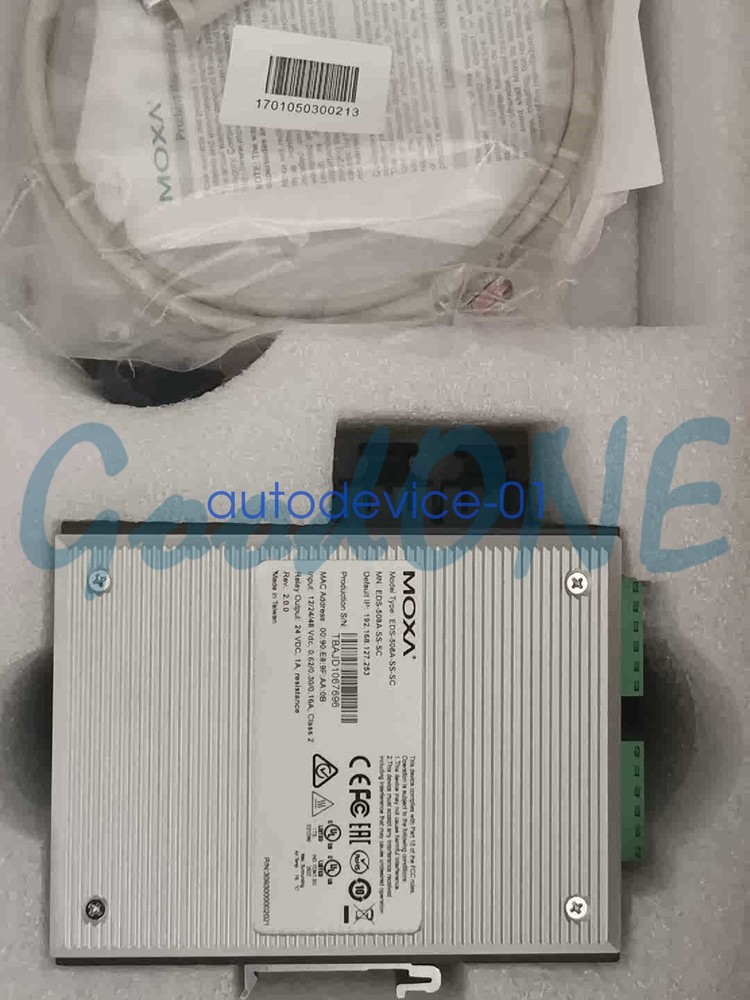 1PC NEW MOXA EDS-508A-SS-SC MANAGED ETHERNET SWITCH DHL/FedEx