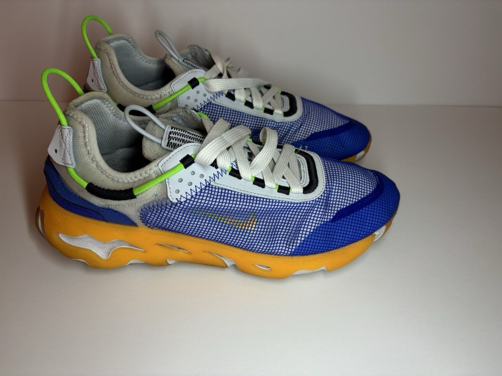 Nike react live premium Mens size 10.5 shoes blue athletic running sneakers