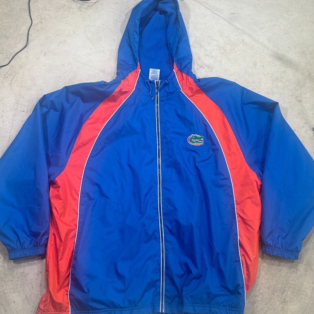 NCAA Florida Gators Columbia Activewear Hooded Full Zip Jacket Men's 2XL Blue