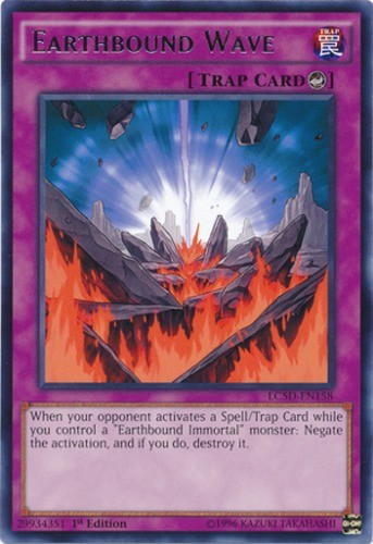 Earthbound Wave LC5D-EN158 Rare 1st Edition MP Yu-Gi-Oh Card