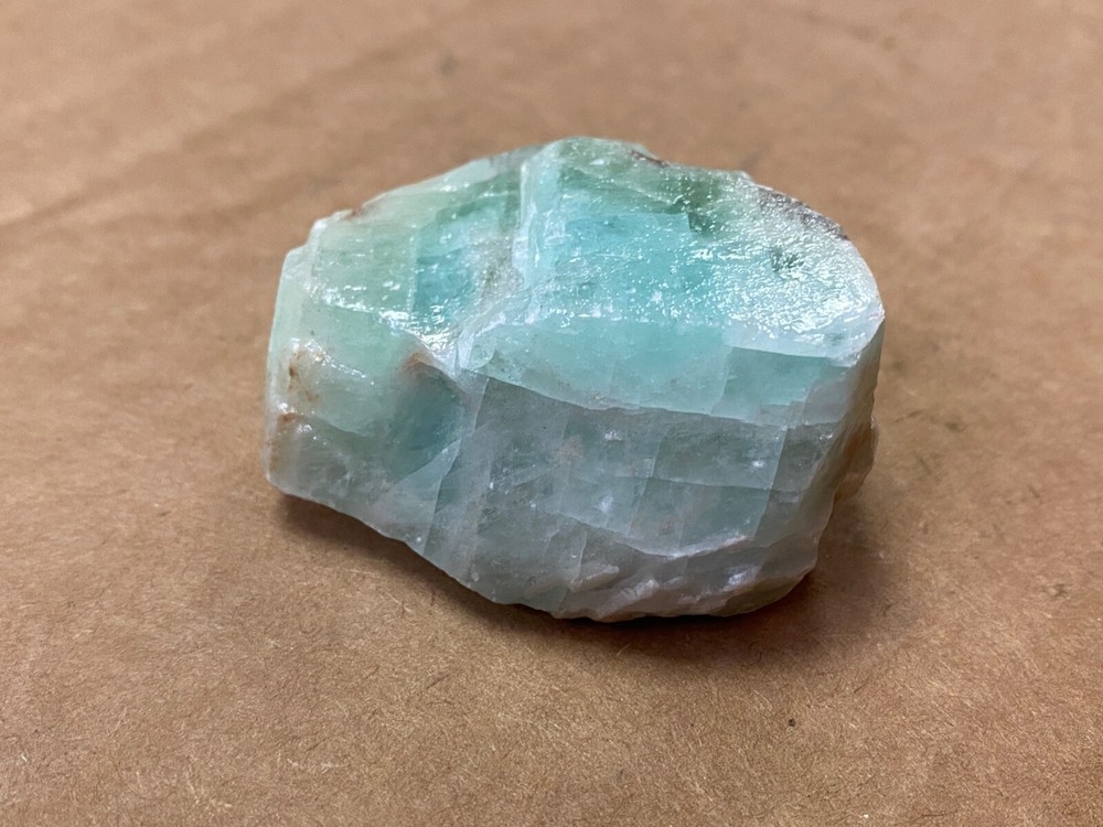 Natural Green Fluorite Crystal Specimen - 102g Raw Stone